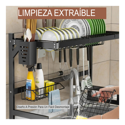 Escurridor Platos Sobre El Fregadero